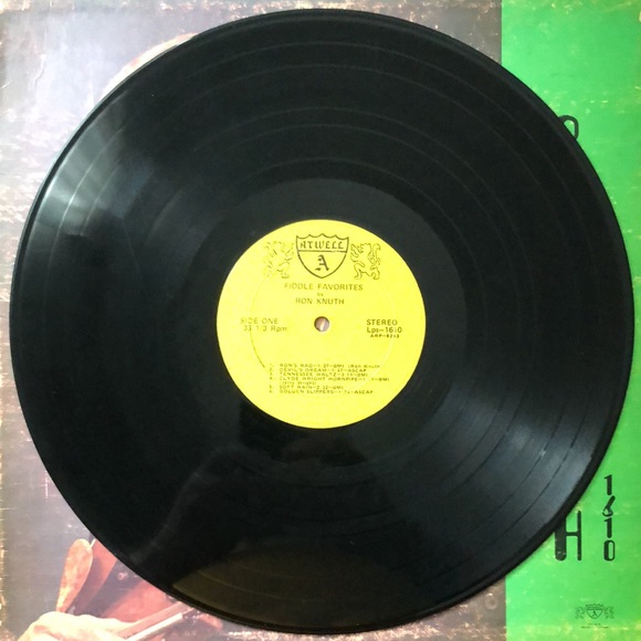 Ron Knuth Fiddle Favorites Viny Lp '71 - Picture 4 of 6